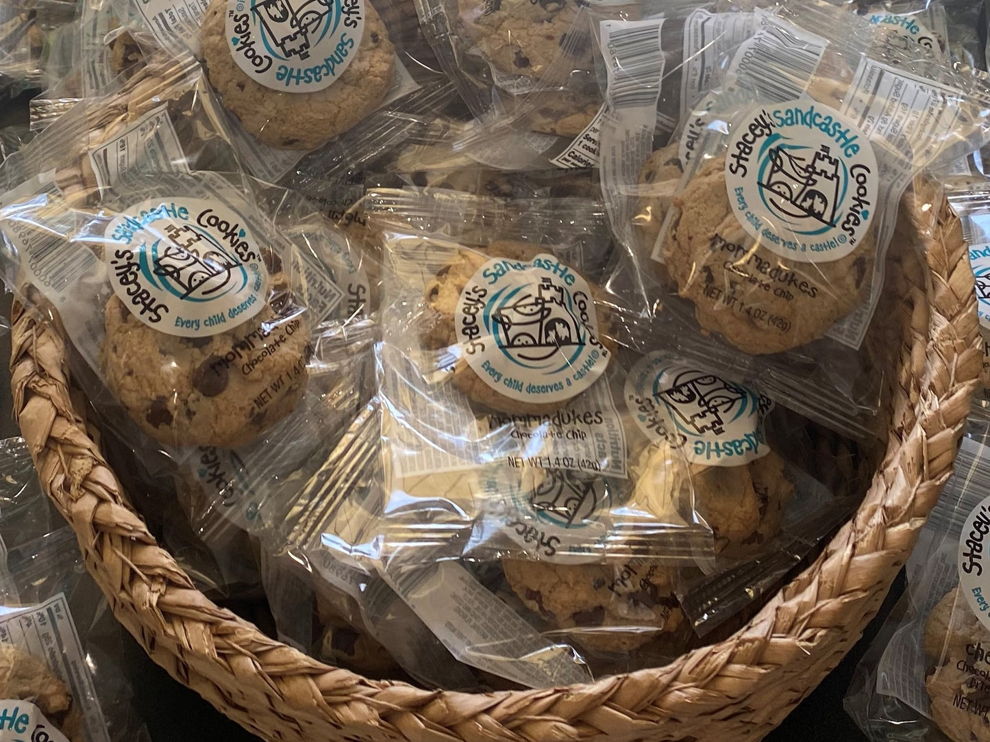 PARTY/BANQUET/CONFERENCE BOX - 72 Cookies (6 Dozen Wrapped)